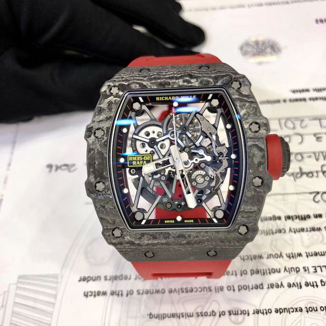 必博Bibo理查德米勒RM35黑色与红色手表(图2)